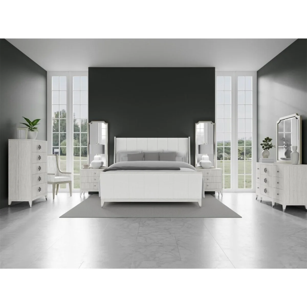 Hepburn King Upholstered Bed Beds Beds 17