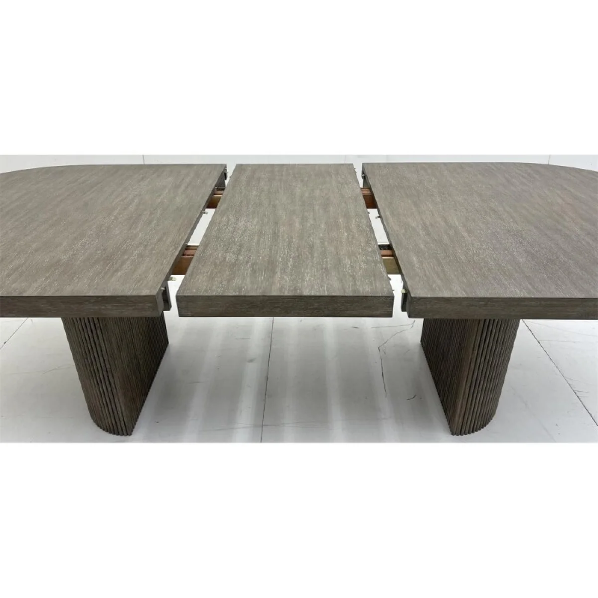 Sariel Double Pedestal Dining Table Dining Tables Brown 12