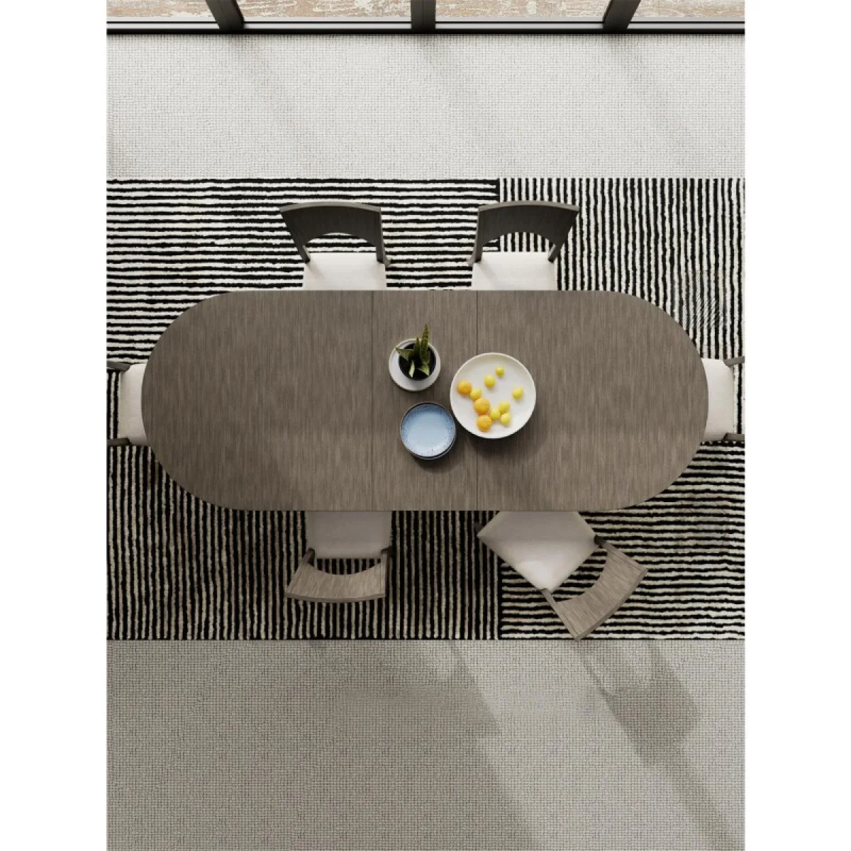 Sariel Double Pedestal Dining Table Dining Tables Brown 18