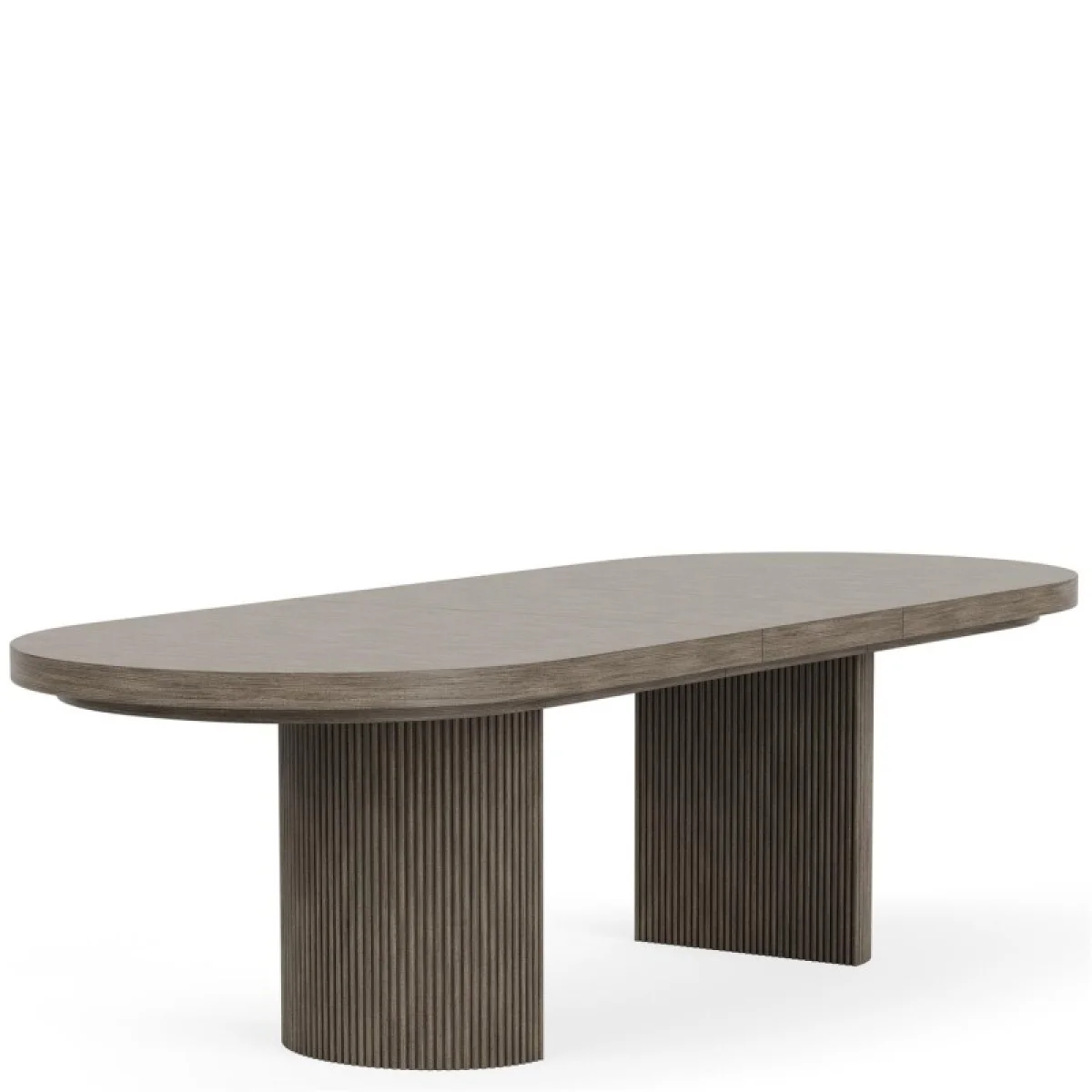 Sariel Double Pedestal Dining Table Dining Tables Brown 20