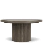 Sariel Round Dining Table Dining Tables Brown 14