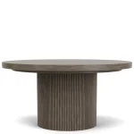 Sariel Round Dining Table Dining Tables Brown 19