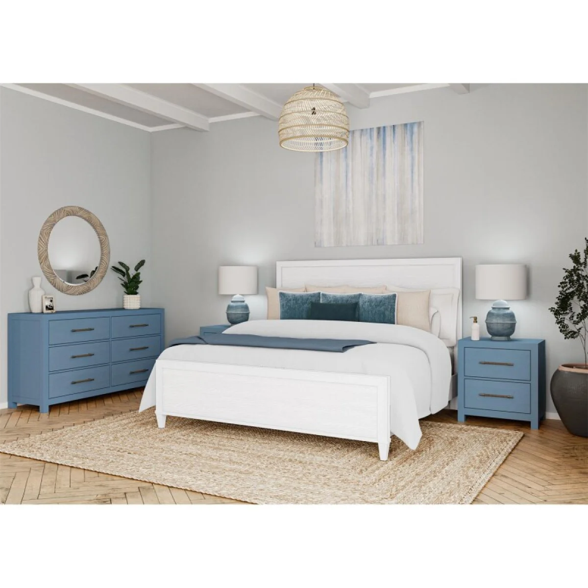 Rosalie King Panel Bed Beds Beds 4