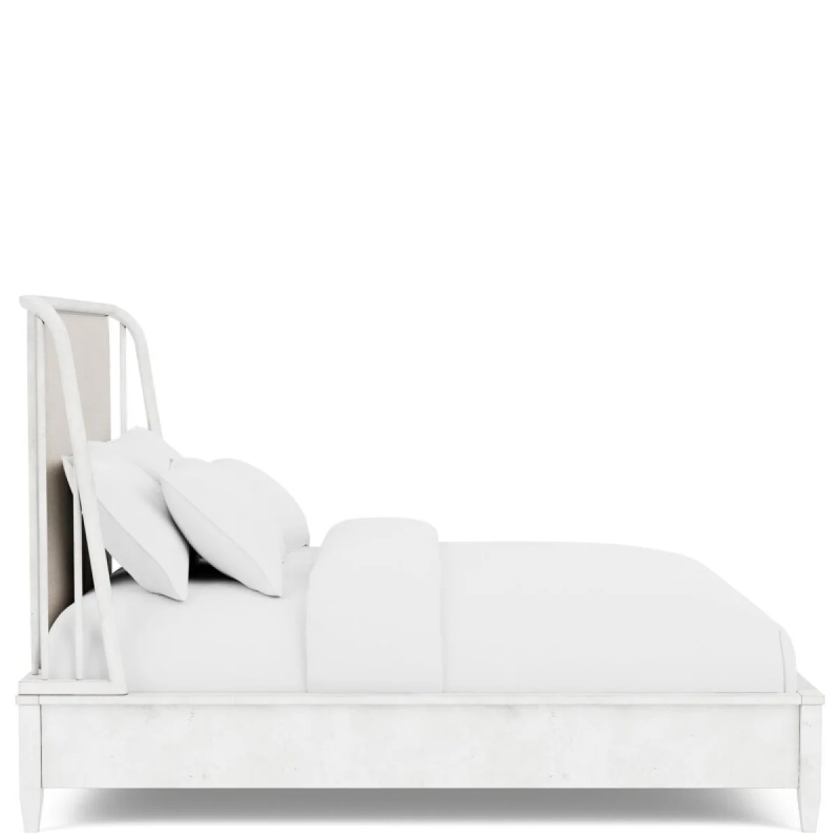 Maddox Queen Spindle Bed Beds Aged Cotton 8