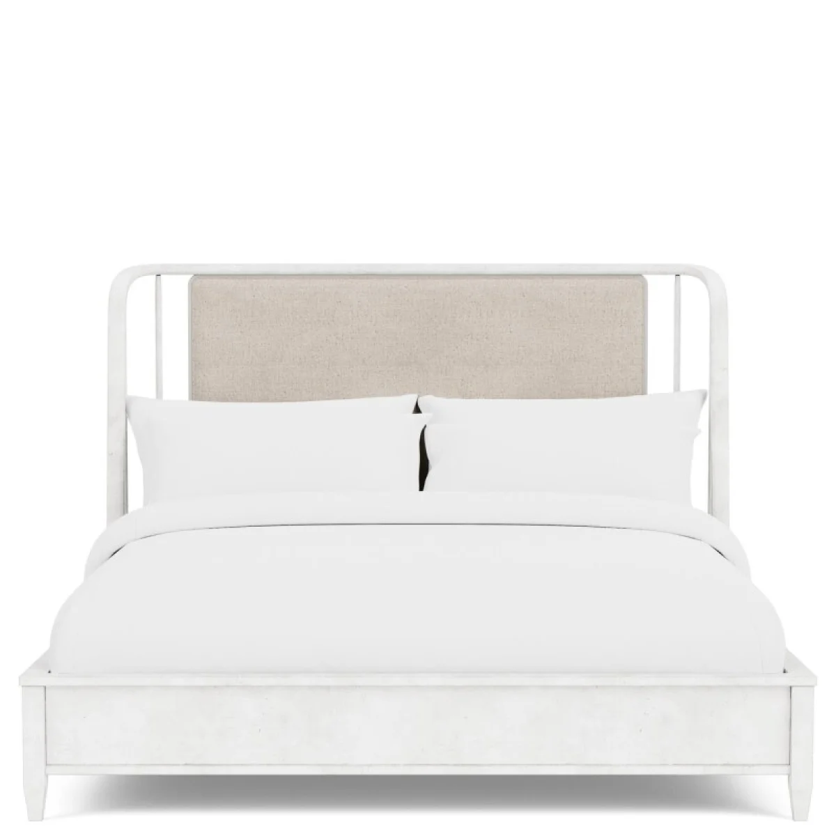 Maddox King Spindle Bed Beds Aged Cotton 12