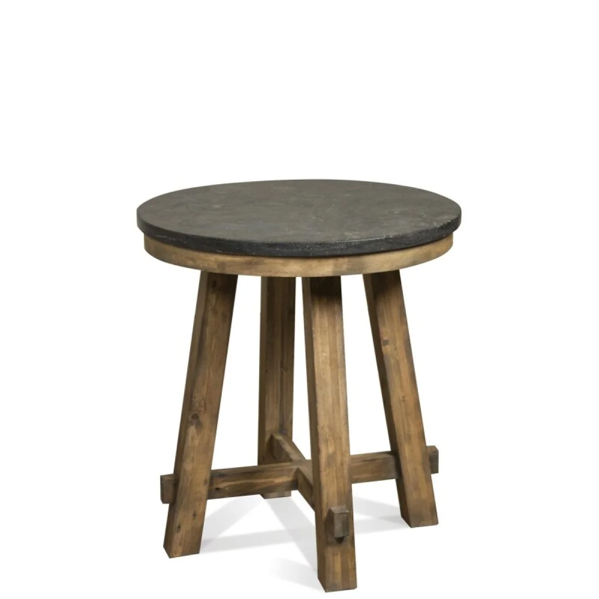 Weatherford Round Side Table Chairside Tables blue 6