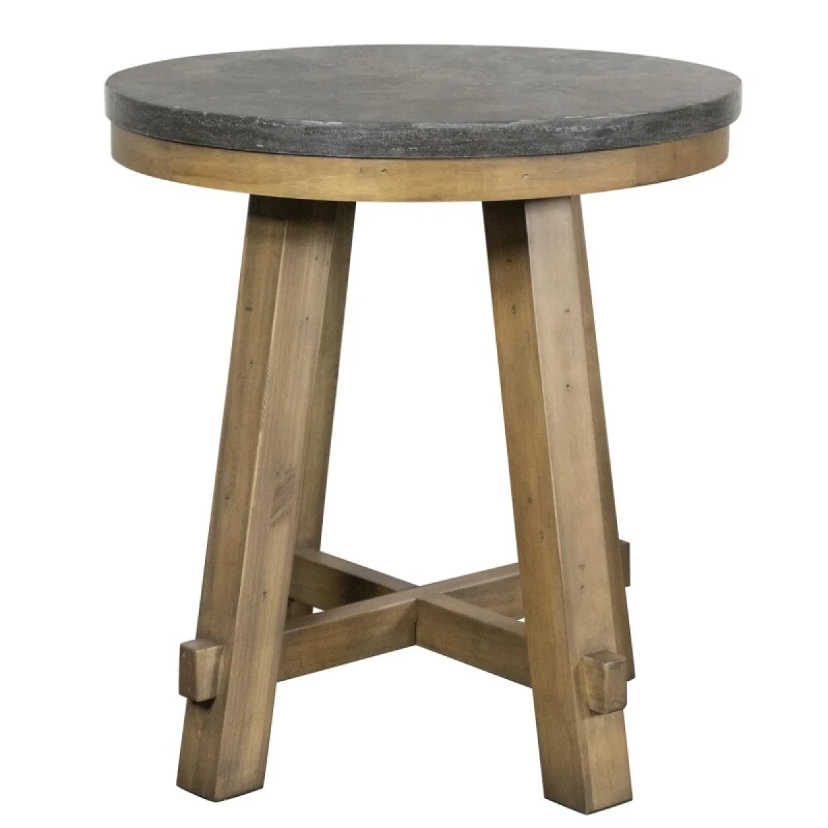 Weatherford Round Side Table Chairside Tables blue 11