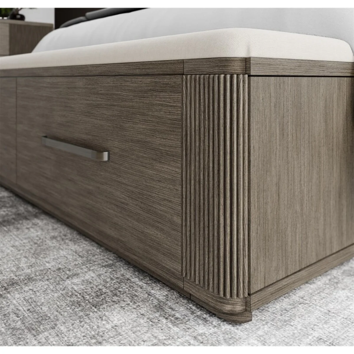 Sariel King Upholstered Storage Bed Beds Beds 19