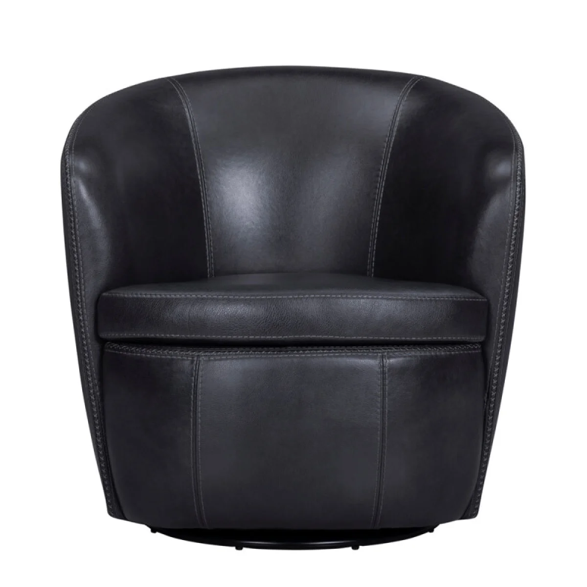 Barolo – Vintage Onyx Swivel Club Chair Chairs black 8