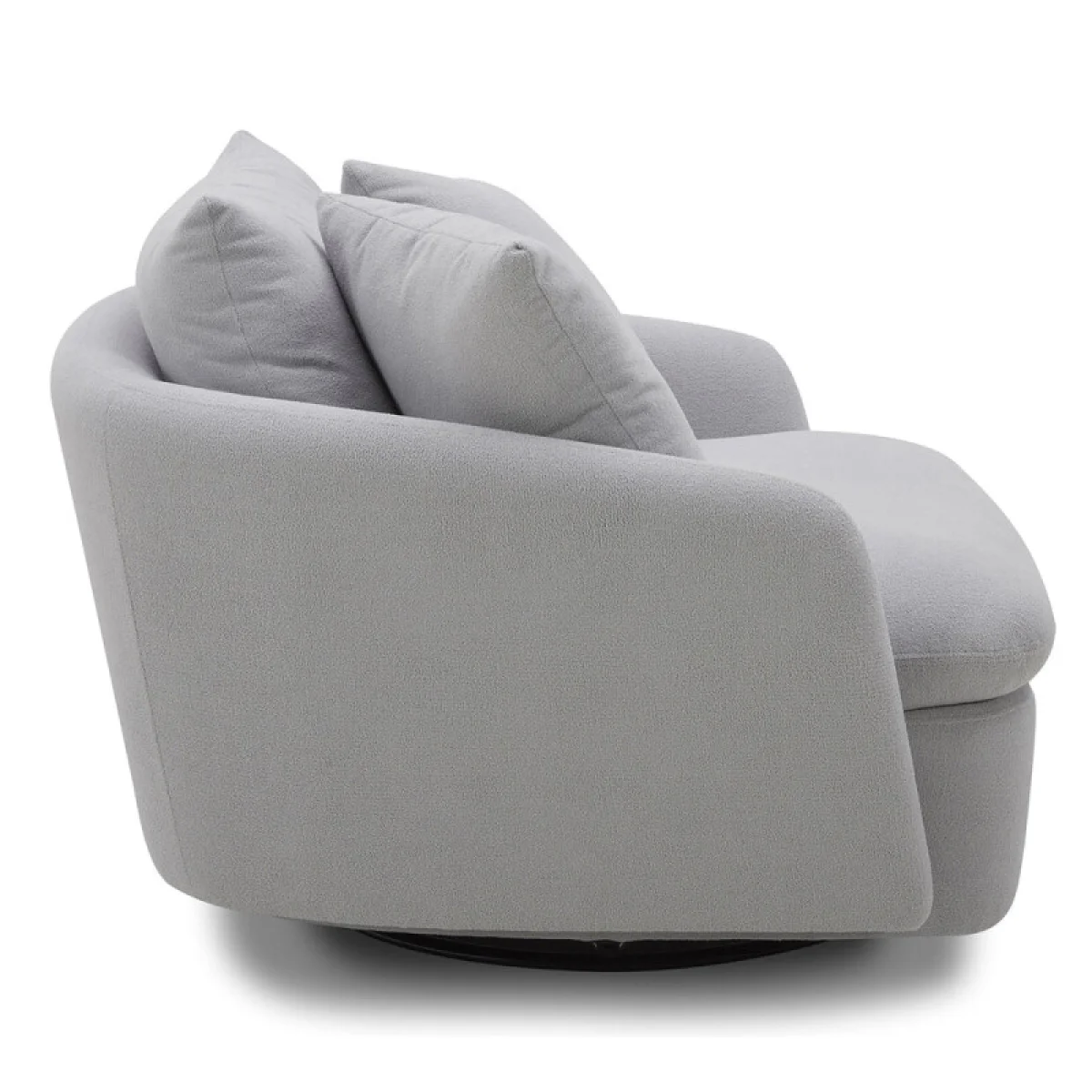 Boomer – Dame Dove Large Swivel Chair W/ 2 Toss Plws Chairs Chairs 9