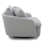 Boomer – Dame Dove Large Swivel Chair W/ 2 Toss Plws Chairs Chairs 18