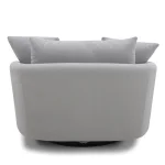Boomer – Dame Dove Large Swivel Chair W/ 2 Toss Plws Chairs Chairs 19