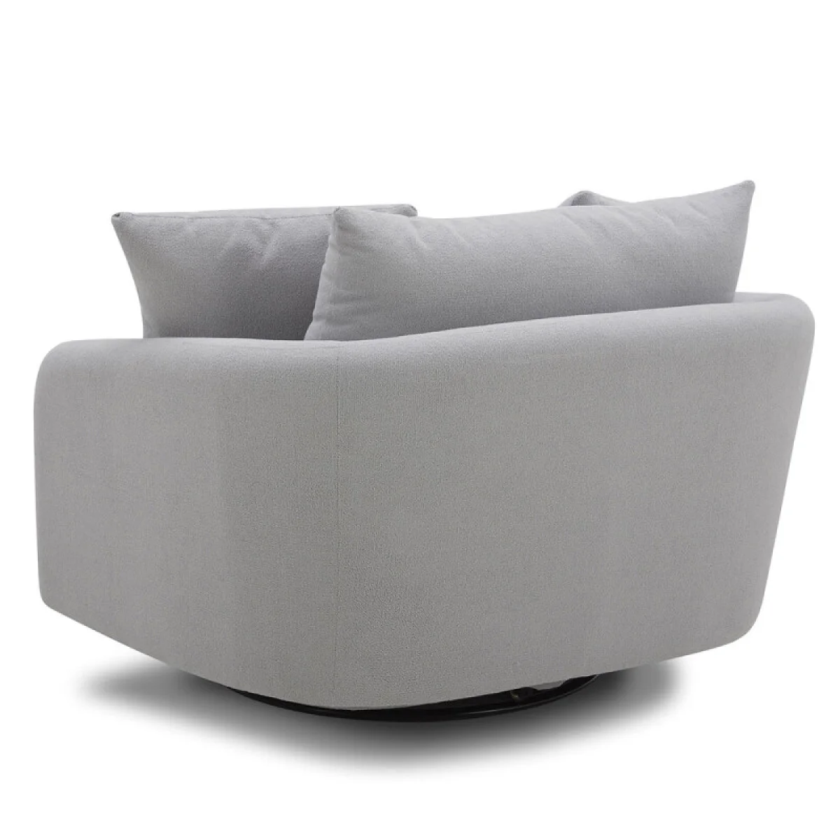 Boomer – Dame Dove Large Swivel Chair W/ 2 Toss Plws Chairs Chairs 11