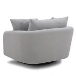 Boomer – Dame Dove Large Swivel Chair W/ 2 Toss Plws Chairs Chairs 20
