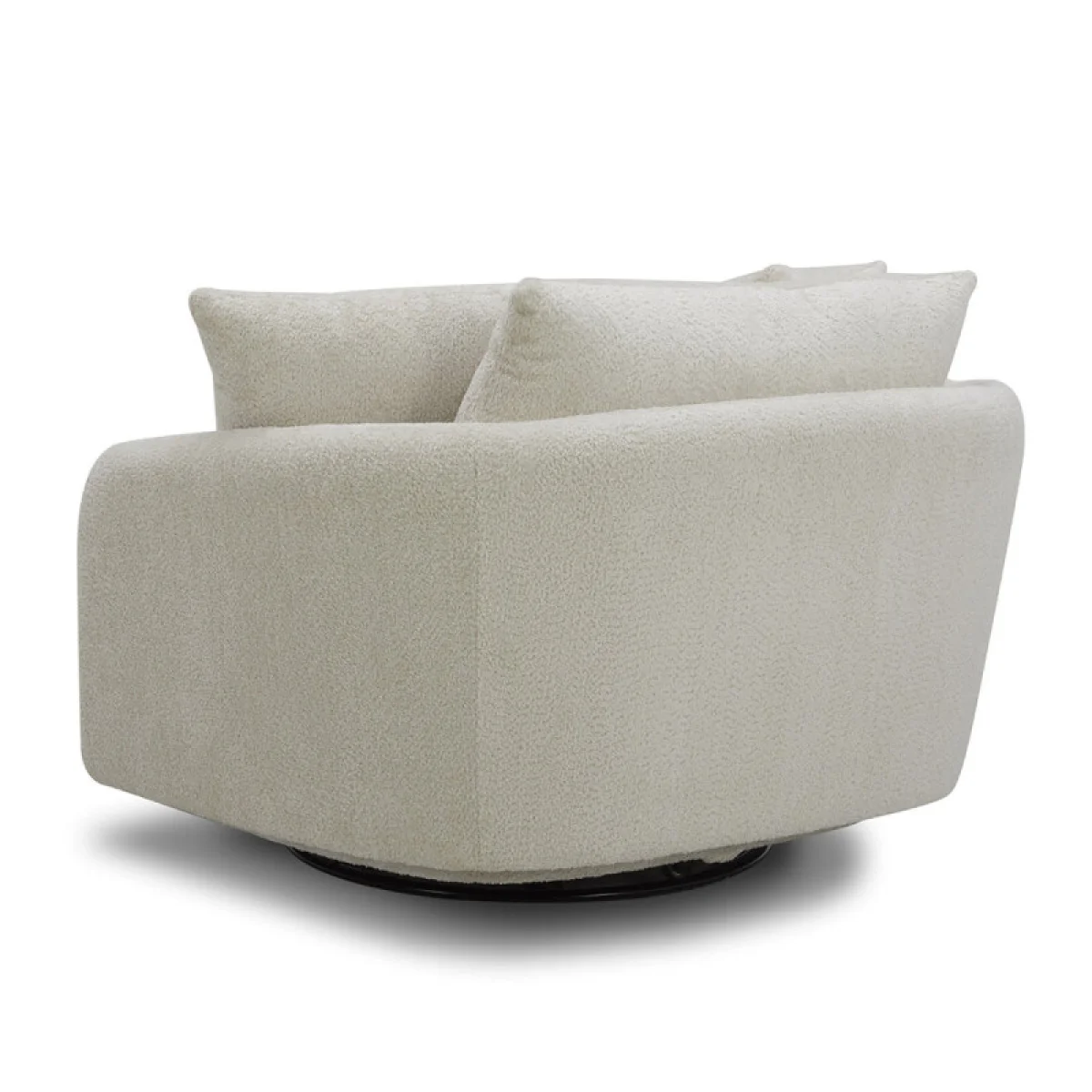 Boomer – Utopia Sand Large Swivel Chair W/ 2 Toss Plws Chairs Chairs 11