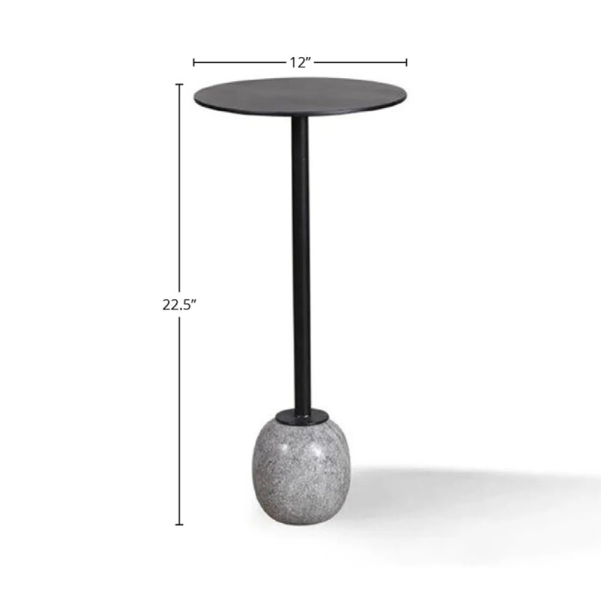 Crossings Serengeti Accent Table (made Of Iron & Marble) Accent Furniture Accent Furniture 6