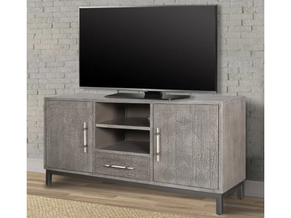 Crossings Serengeti 66 In. Tv Console Entertainment Stands Entertainment Stands