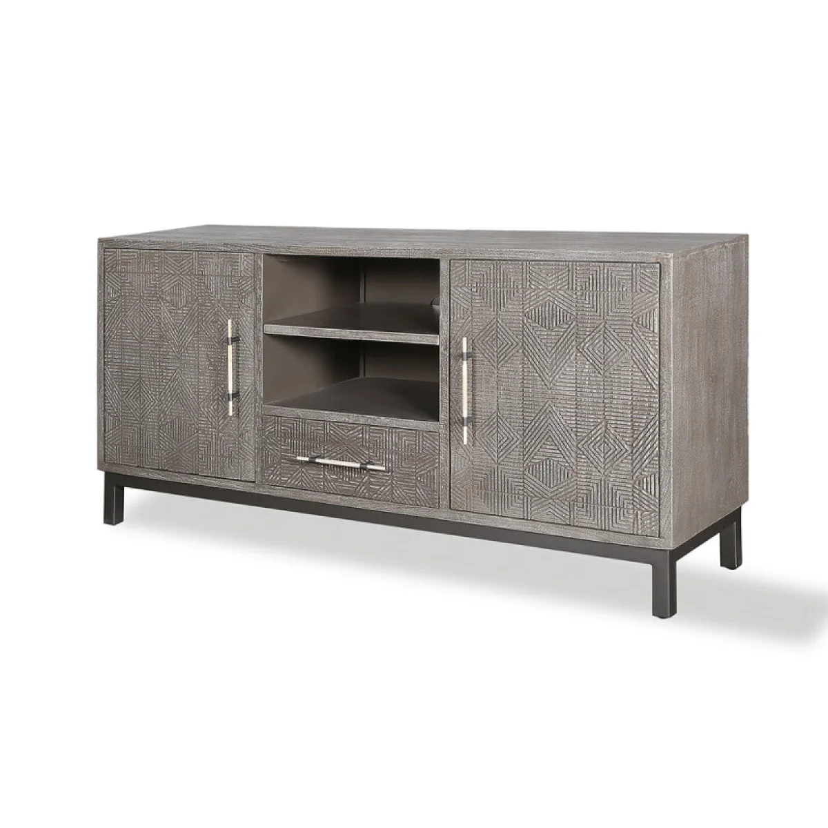 Crossings Serengeti 66 In. Tv Console Entertainment Stands Entertainment Stands 7