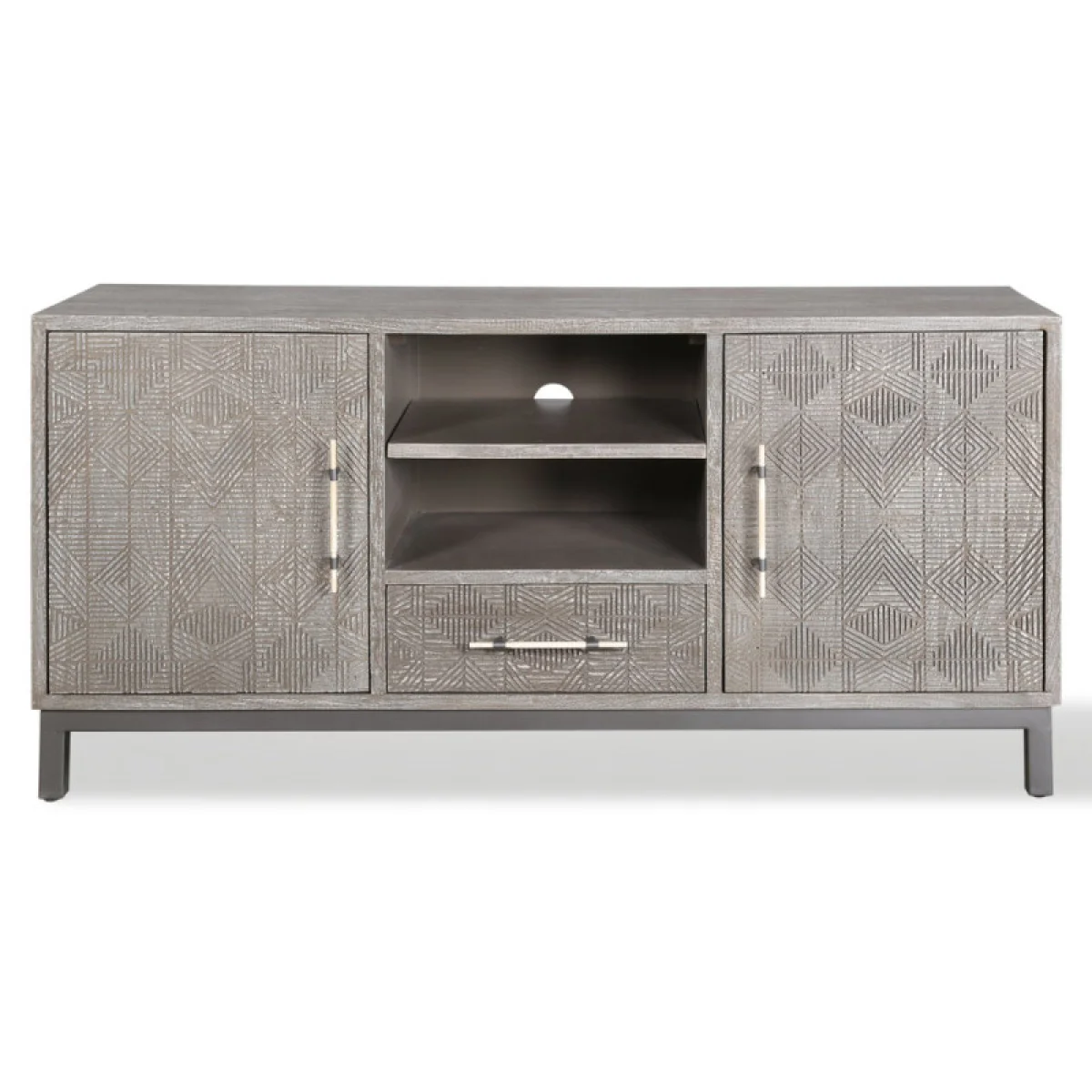 Crossings Serengeti 66 In. Tv Console Entertainment Stands Entertainment Stands 9