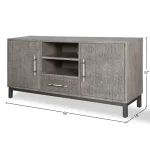 Crossings Serengeti 66 In. Tv Console Entertainment Stands Entertainment Stands 25