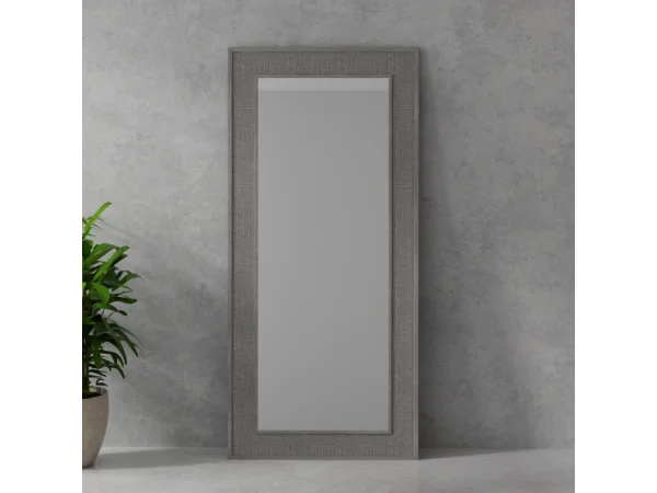 Crossings Serengeti Floor Mirror Mirrors Gray