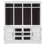 Shoreham – Effortless White 76 In. Tv Console With Hutch Entertainment Stands Effortless White 17