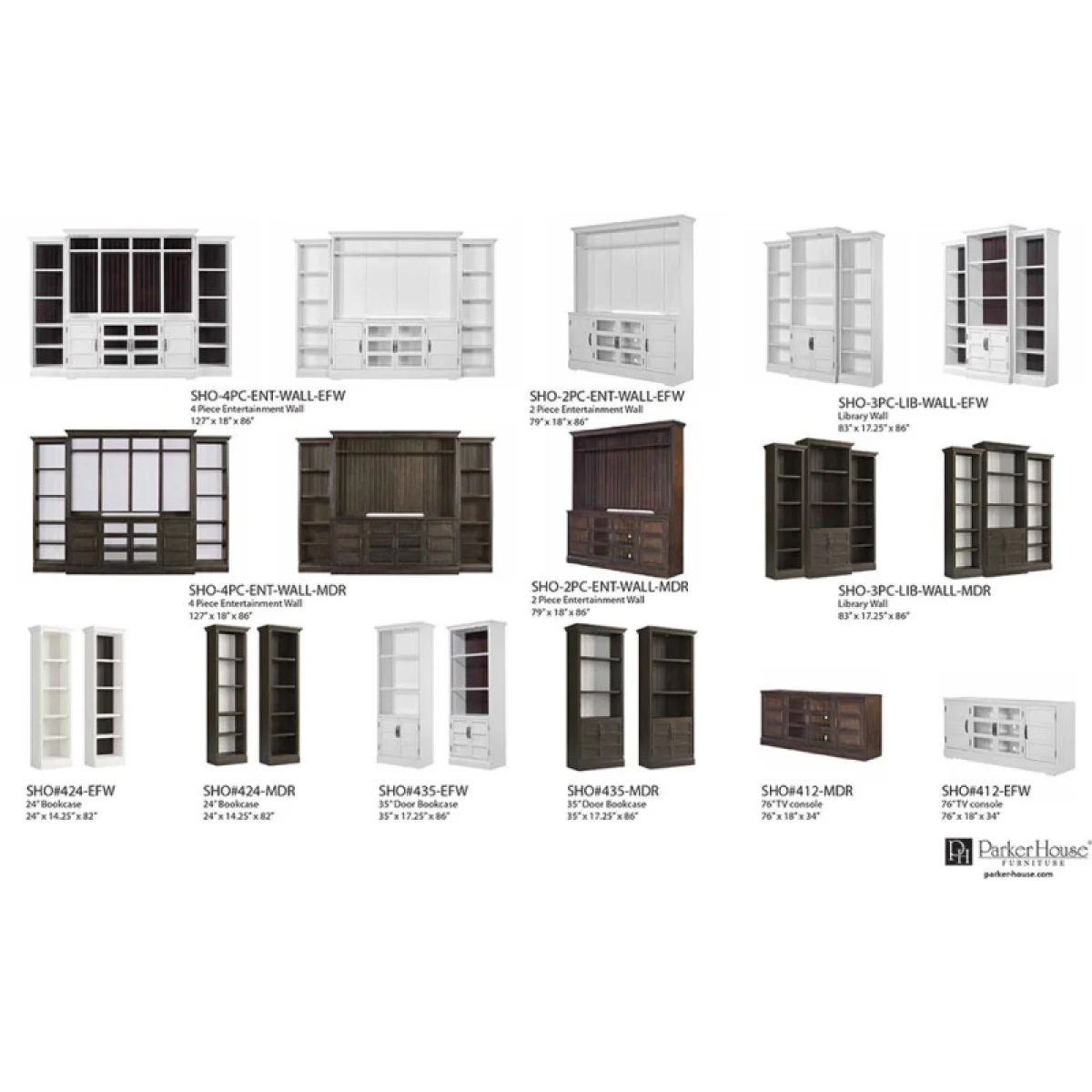 Shoreham – Effortless White 76 In. Tv Console With Hutch Entertainment Stands Effortless White 9