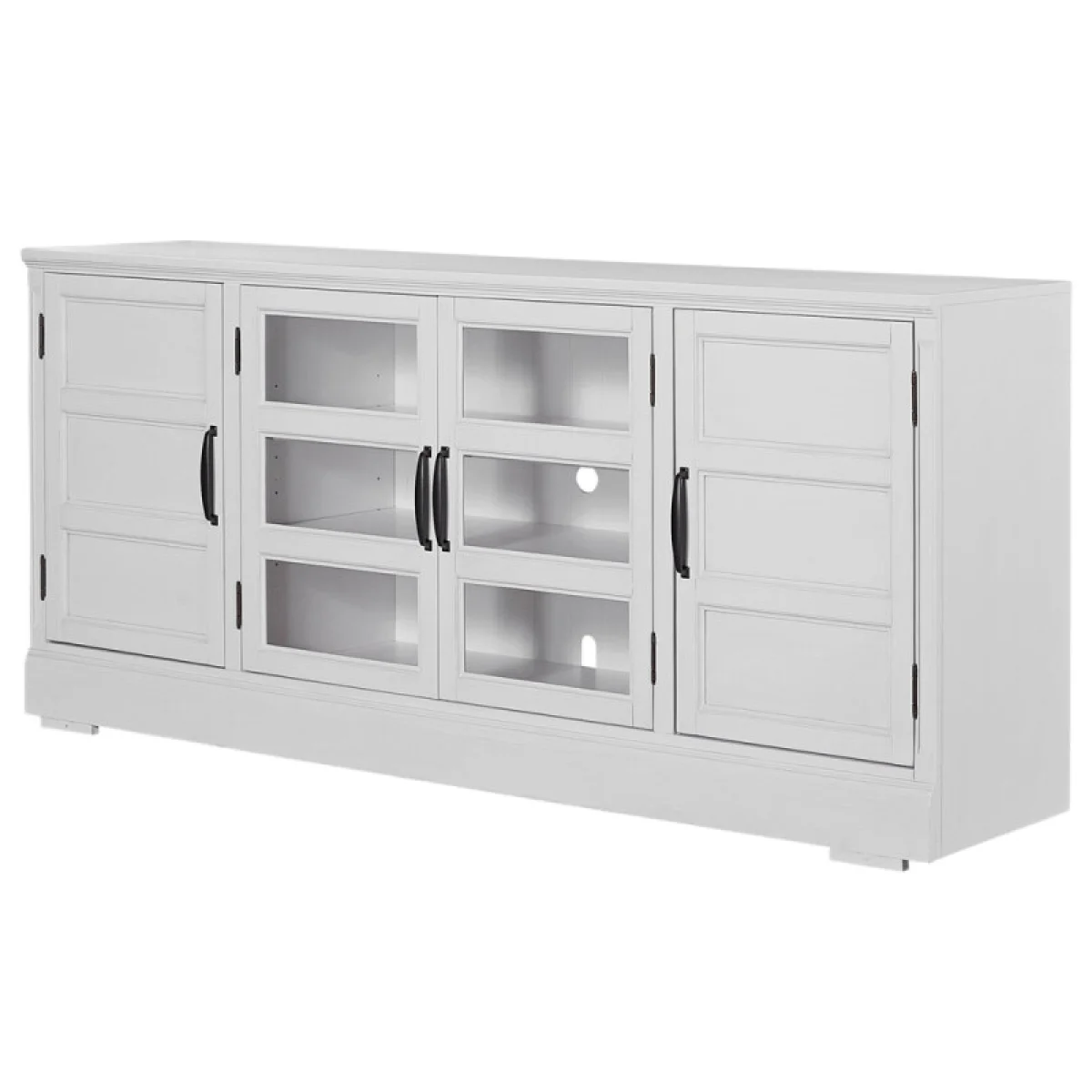 Shoreham – Effortless White 76 In. Tv Console Entertainment Stands Effortless White 4