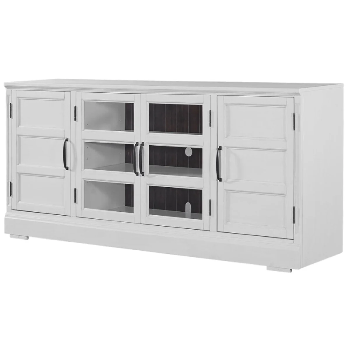 Shoreham – Effortless White 76 In. Tv Console Entertainment Stands Effortless White 6