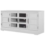 Shoreham – Effortless White 76 In. Tv Console Entertainment Stands Effortless White 13