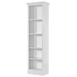 Shoreham – Effortless White 24 In. Bookcase Bookcases Bookcases 16