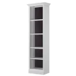 Shoreham – Effortless White 24 In. Bookcase Bookcases Bookcases 18