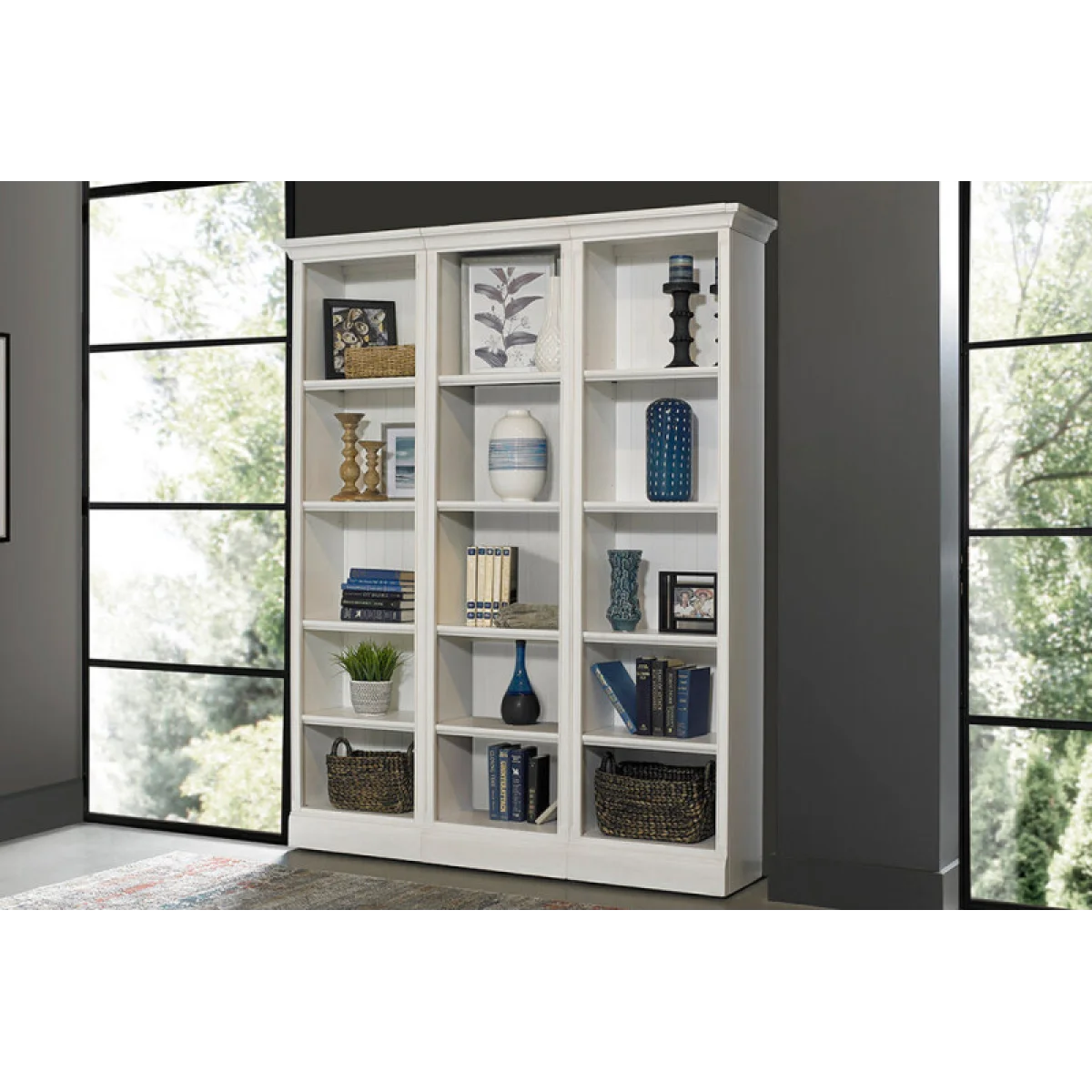 Shoreham – Effortless White 24 In. Bookcase Bookcases Bookcases 9