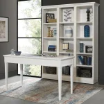 Shoreham – Effortless White 24 In. Bookcase Bookcases Bookcases 23