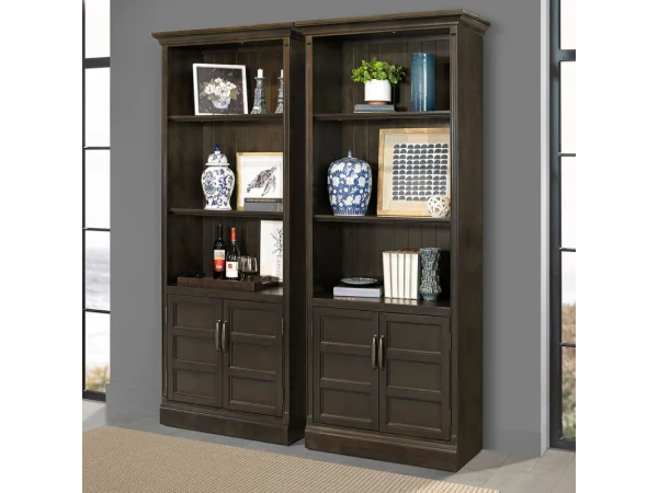 Shoreham – Medium Roast 35 In. Door Bookcase Bookcases Bookcases