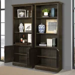 Shoreham – Medium Roast 35 In. Door Bookcase Bookcases Bookcases 31