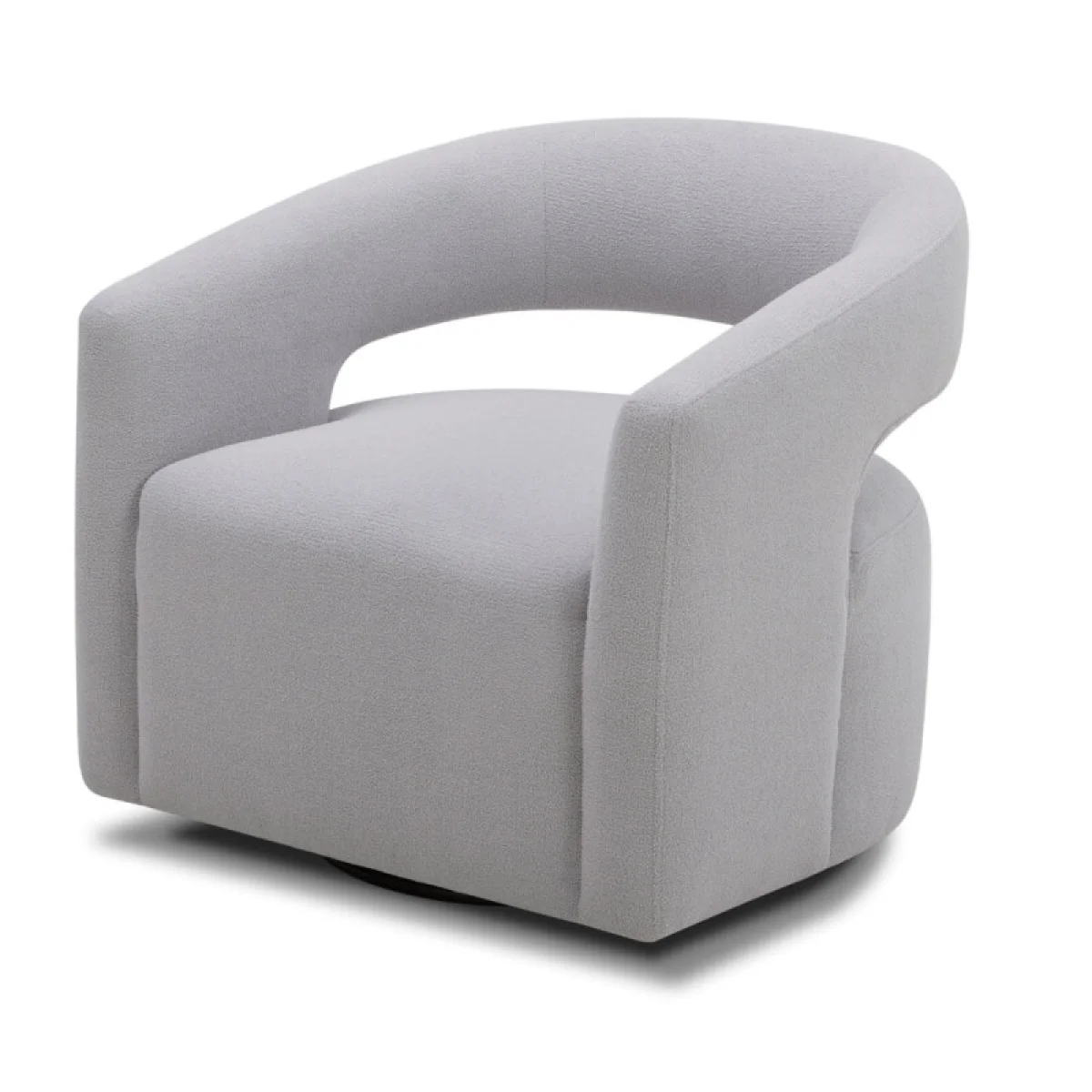 Orbit – Dame Dove Open Back Accent Swivel Chair Chairs Chairs 6