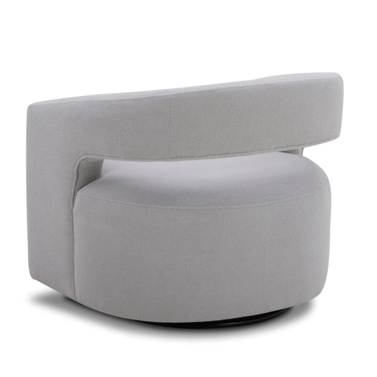 Orbit – Dame Dove Open Back Accent Swivel Chair Chairs Chairs 9