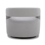 Orbit – Dame Dove Open Back Accent Swivel Chair Chairs Chairs 19