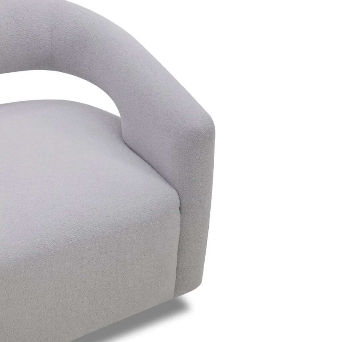 Orbit – Dame Dove Open Back Accent Swivel Chair Chairs Chairs 11