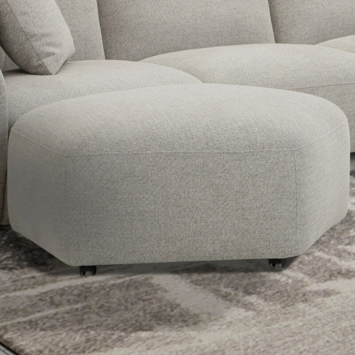 Playful – Canes Cobblestone Ottoman Ottomans & Poufs Canes Cobblestone 4