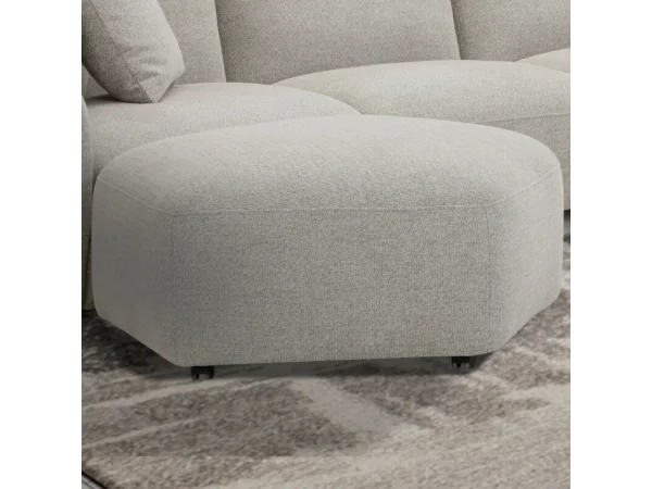 Playful – Canes Cobblestone Ottoman Ottomans & Poufs Canes Cobblestone