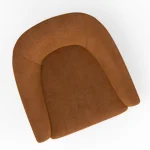 The Twist – Elise Rust Accent Swivel Chair Chairs Brown 24