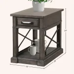 Sundance – Smokey Grey Chairside Table Chairside Tables Chairside Tables 15