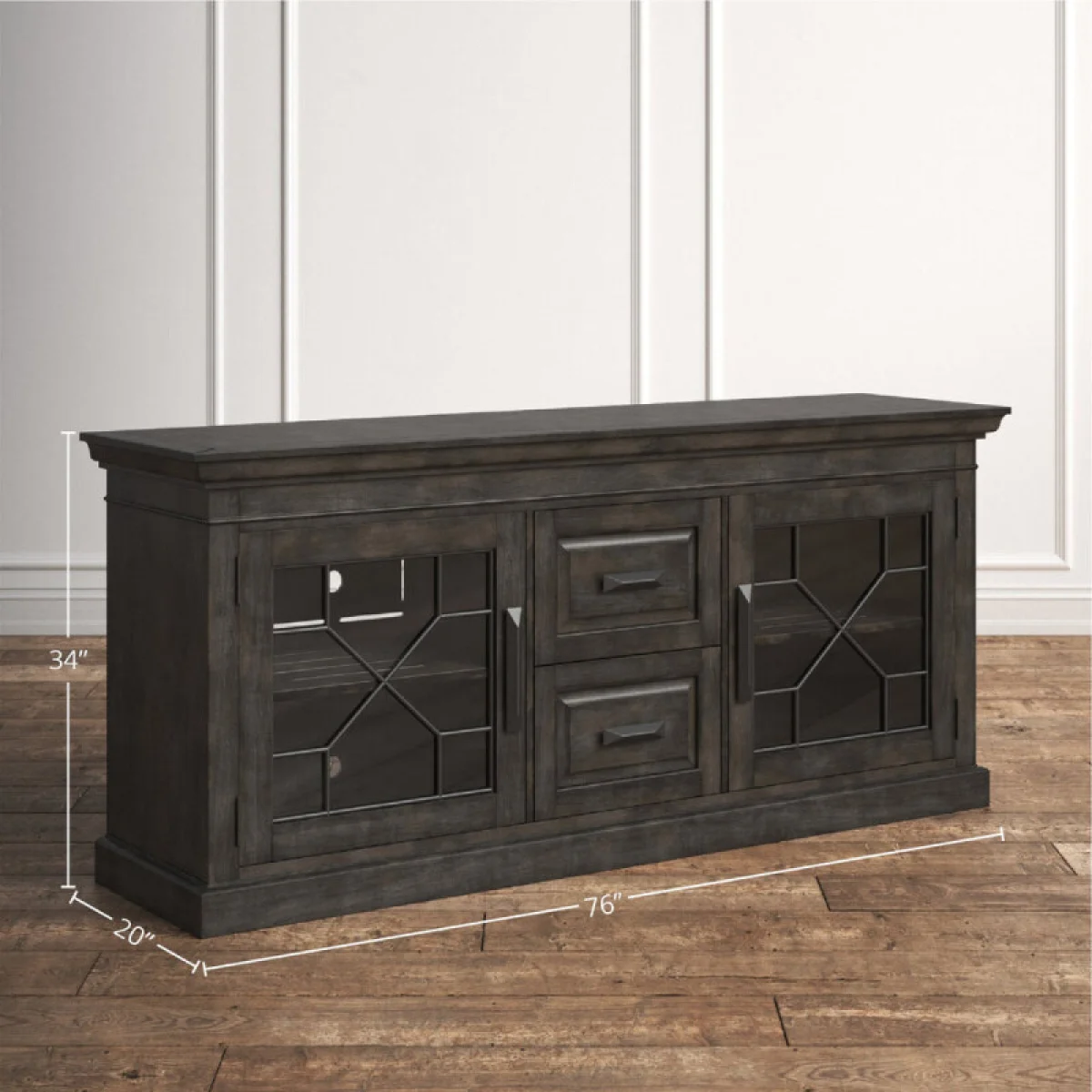 Sundance – Smokey Grey 76 In.tv Console Entertainment Stands Entertainment Stands 7