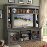 Sundance – Smokey Grey 92 In. Console With Hutch Entertainment Stands Entertainment Stands 9