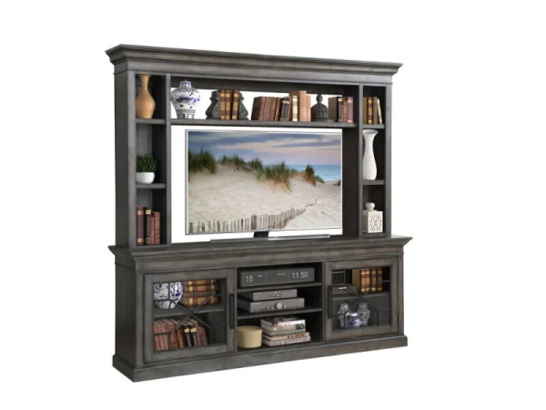 Sundance – Smokey Grey 92 In. Console With Hutch Entertainment Stands Entertainment Stands 11