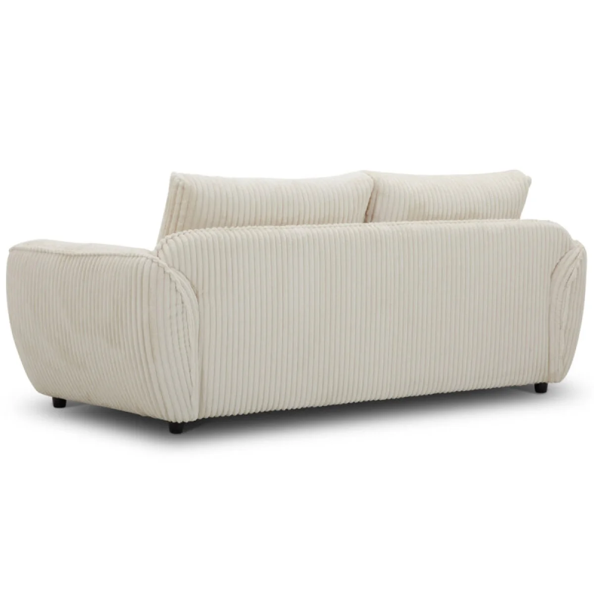 Utopia – Mega Ivory Sofa – 2 Cushion Seat With Lumbar Pillow Sofas Cream 7