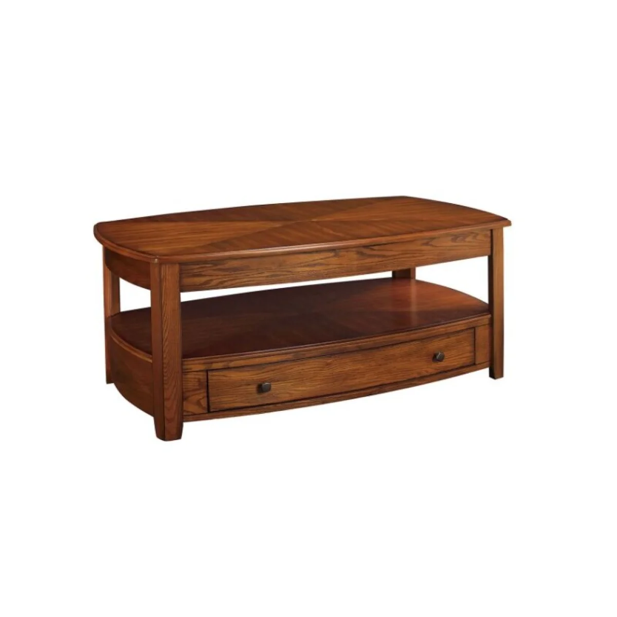Primo Rectangular Lift Top Coffee Table Cocktail & Coffee Tables Brown 4