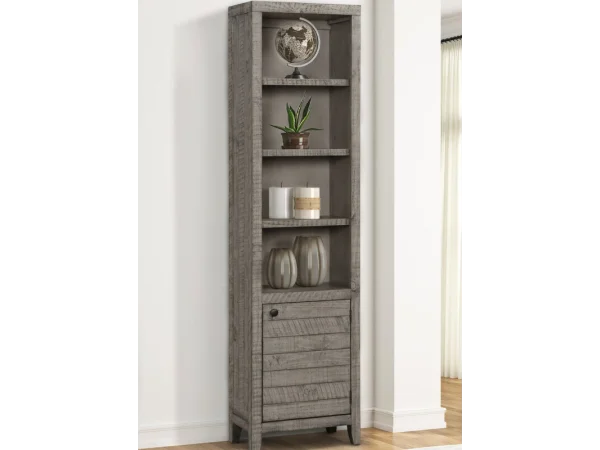 Tempe – Grey Stone 22 In. Open Top Bookcase Bookcases Bookcases